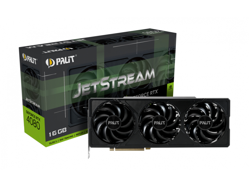 GeForce RTX 4080, Ada Lovelace con DLSS 3, 16GB GDDR6X-RAM (256bit-interfaccia memoria) 22.4 Gbps 716.8 Gbit/s, Frequenza di ba