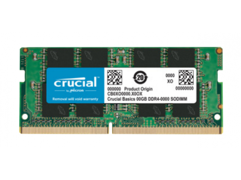 RAM DDR4 Crucial 4GB SO-DIMM PC2666 BASIC CL19 - CB4GS2666