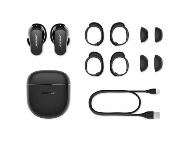 Bose Earbuds II Auricolare Wireless In-ear Musica e Chiamate USB tipo-C Bluetooth Nero (Bose QuietComfort Earbuds II - ?gte tr)