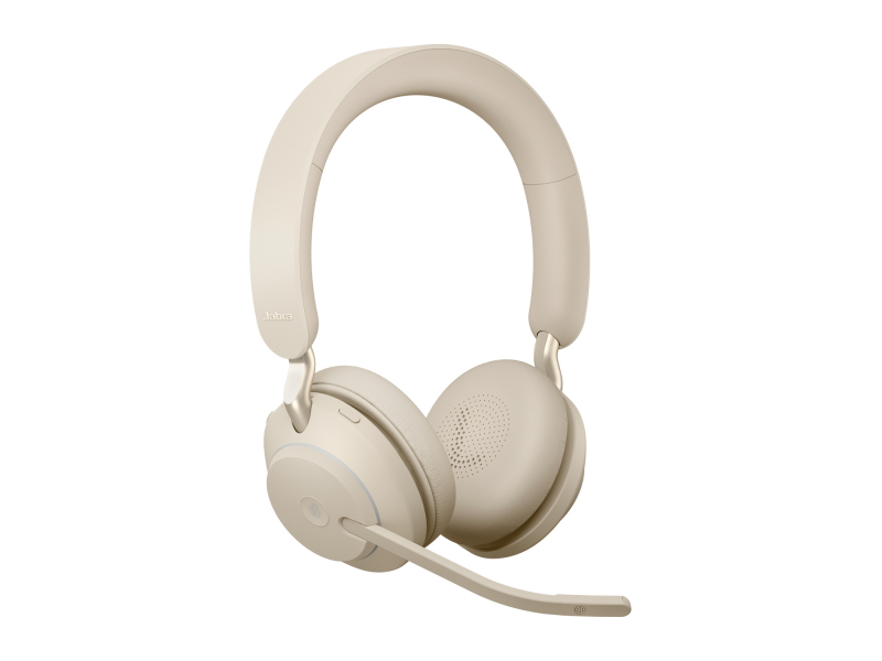 Jabra Evolve2 65, MS Stereo Auricolare Wireless A Padiglione Ufficio USB tipo-C Bluetooth Beige