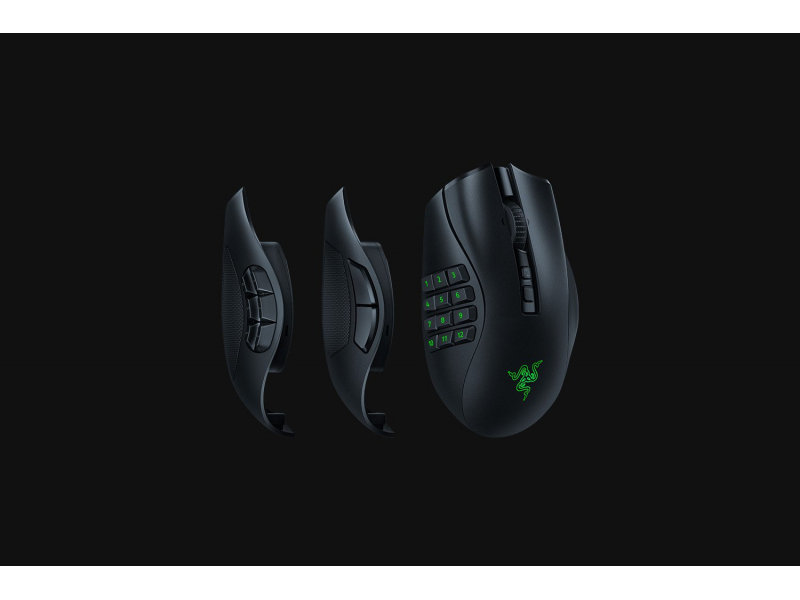 Mouse da gioco MMO RAZER NAGA V2 Pro-wireless (con HOFERSCROLL PRO RAD, Hyperspeed Wireless, Focus Pro 30K Sensore ottico)