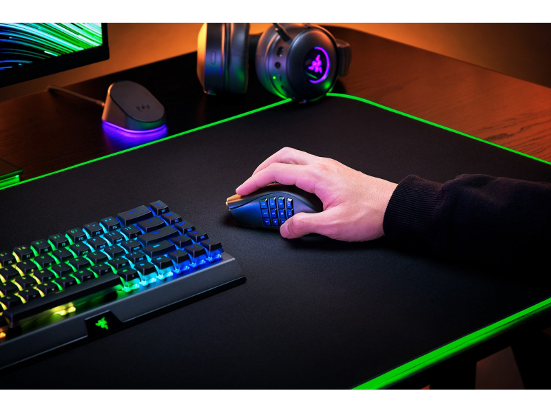 Mouse da gioco MMO RAZER NAGA V2 Pro-wireless (con HOFERSCROLL PRO RAD, Hyperspeed Wireless, Focus Pro 30K Sensore ottico)