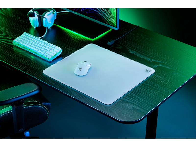 RAZER ATLAS TEMPERED GLASS LARGE WHITE