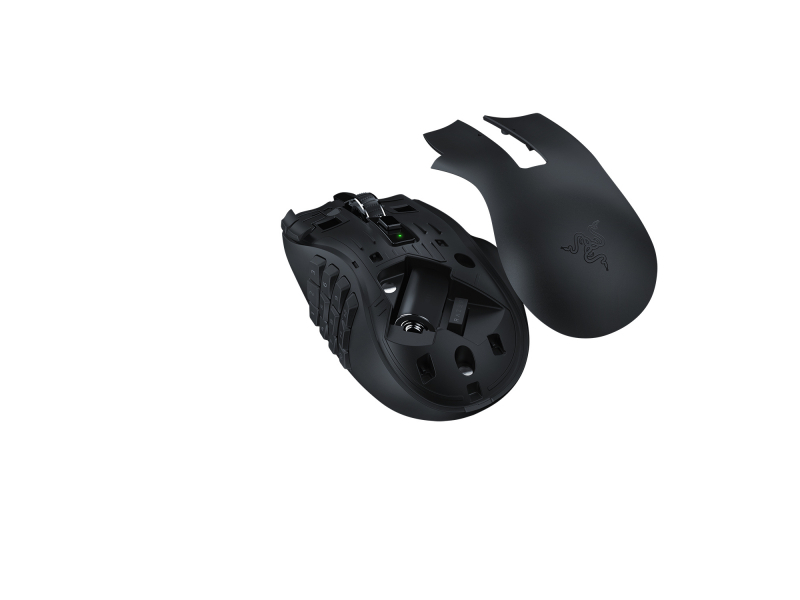 Razer Naga V2 HyperSpeed mouse Mano destra RF senza fili + Bluetooth Ottico 30000 DPI (Naga V2 HyperSpeed)