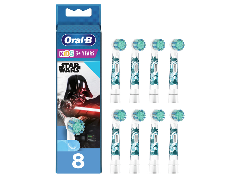 Oral-B Kids 81748450 testina per spazzolino 8 pz Multicolore