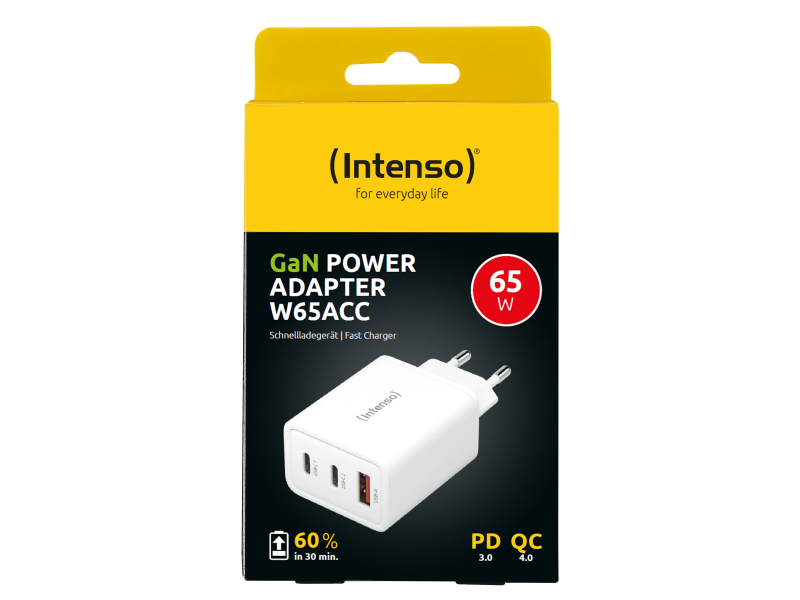 INTENSO ALIMENTATORE FAST 30W 2 ENTRATE USB A + USB C