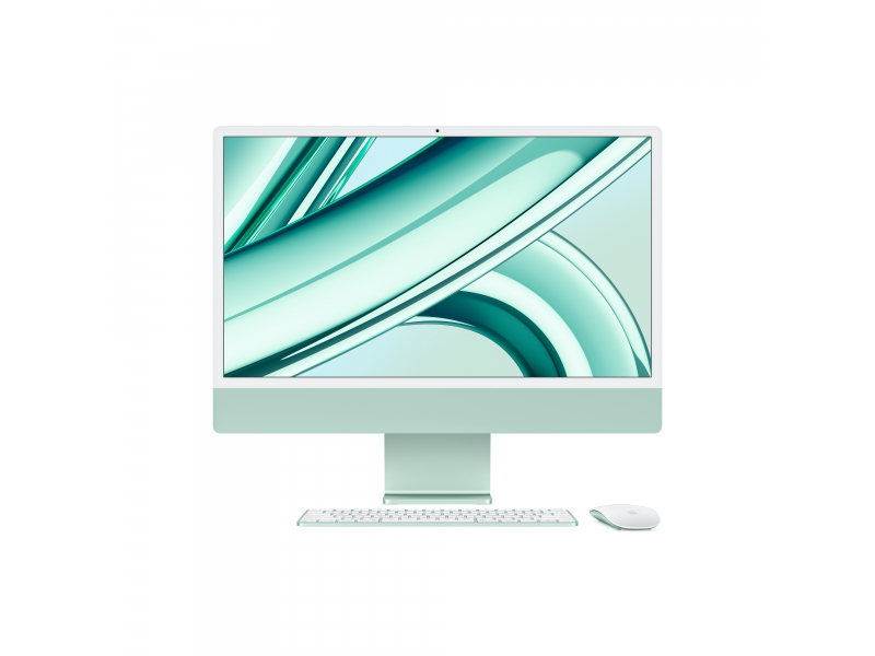 Apple iMac Apple M 59,7 cm [23.5] 4480 x 2520 Pixel 8 GB 512 GB SSD PC All-in-one macOS Sonoma Wi-Fi 6E [802.11ax] Verde (IMAC