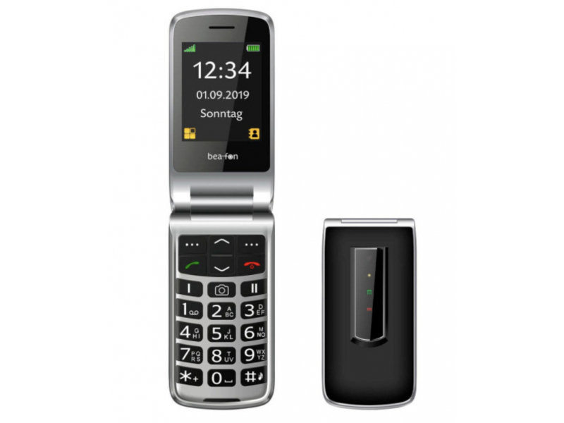 Beafon SL495 Silver Line Feature Phone Nero/Argento SL495_EU001BS