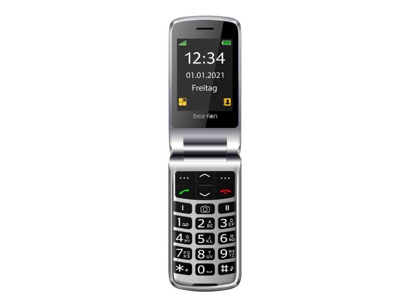 Beafon SL645 Plus Silver Line Feature Phone Nero/Argento SL645plus_EU001B