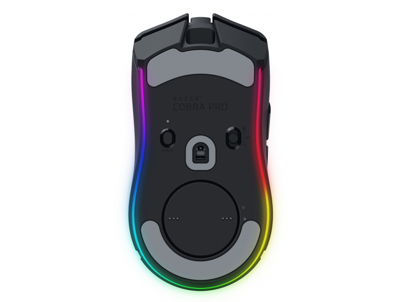 Razer Cobra Pro mouse Giocare Mano destra RF Wireless + Bluetooth + USB Type-C Ottico 30000 DPI (Cobra Pro)