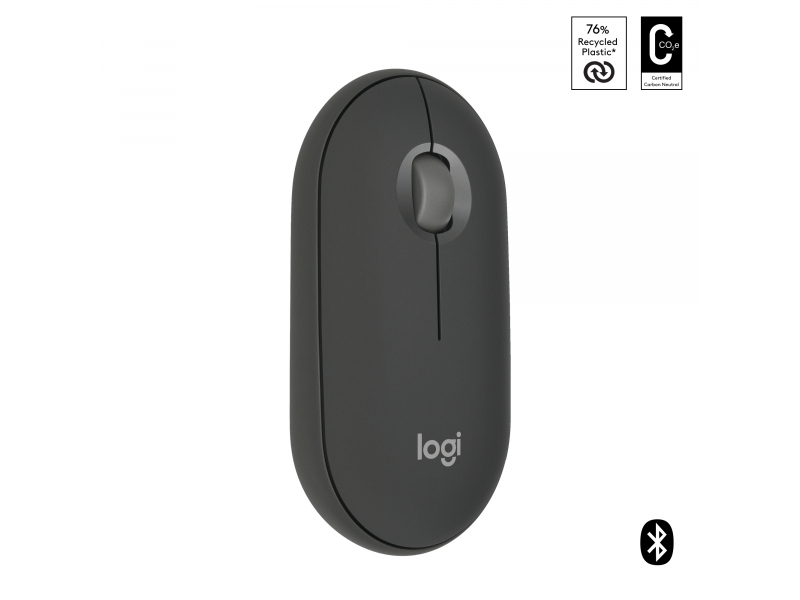 MOUSE M350 LOG PEBBLE II GRAPHITE CON SCROLLING BLUETOOTH