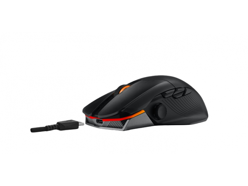 ASUS ROG Chakram X Origin mouse Gaming Mano destra RF Wireless + Bluetooth + USB Type-A Opto-meccanico 36000 DPI (Asus ROG Chak