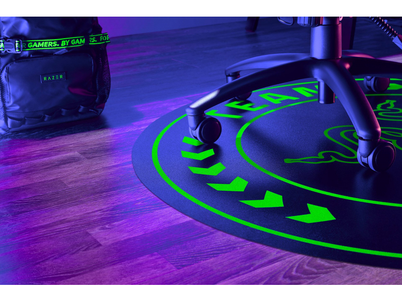 Tappeto da pavimento Razer Team Nero/Verde RC81-03920100-R3M1