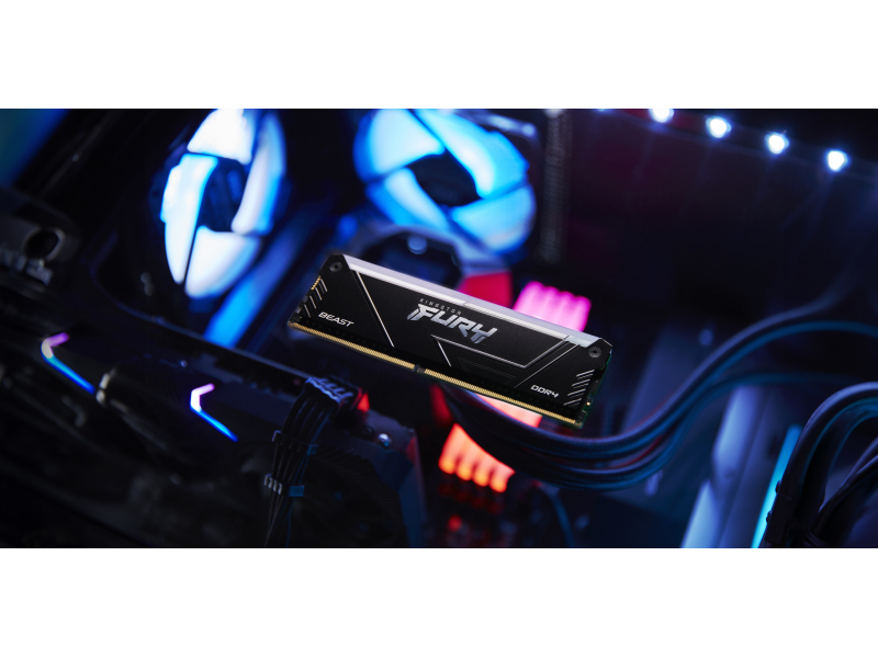 DDR4 KINGSTON 32Gb 3200Mhz - FURY BEAST CL16 - RGB - KF432C16BB2A/32