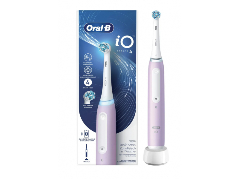 Oral-B iO Series 4 Adulto Spazzolino a vibrazione Lavanda