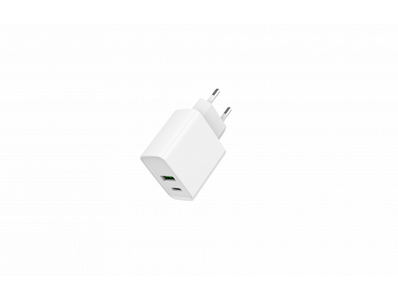 Caricabatterie rapido Gembird USB Type-C 20W bianco TA-UC-PDQC20-01-W