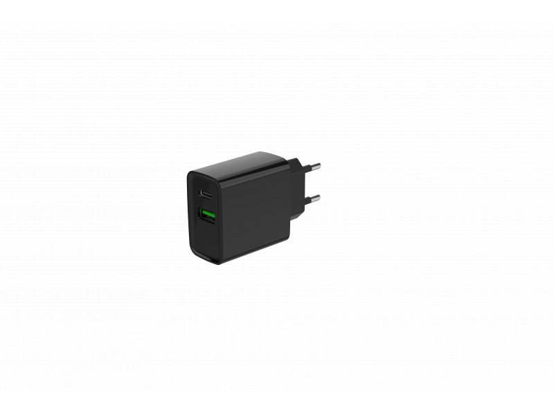 Caricabatterie rapido Gembird USB Type-C 20 W nero TA-UC-PDQC20-01-BK