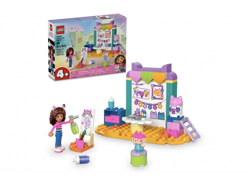 Casa delle bambole LEGO Gabby - divertimento artigianale con baby box (10795)