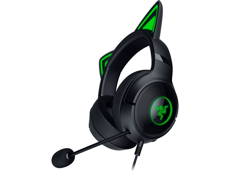 Razer Kraken Kitty V2 Auricolare Cablato A Padiglione Gaming USB tipo A Nero (RAZER KRAKEN KITTY V2 HEADSET BLACK)