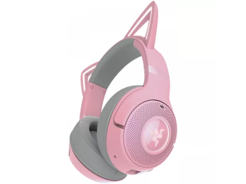 Razer Kraken Kitty V2 - Quartz ed. Cuffia Bluetooth Rosa (RAZER KRAKEN KITTY V2 BT HEADSET QUARTZ)