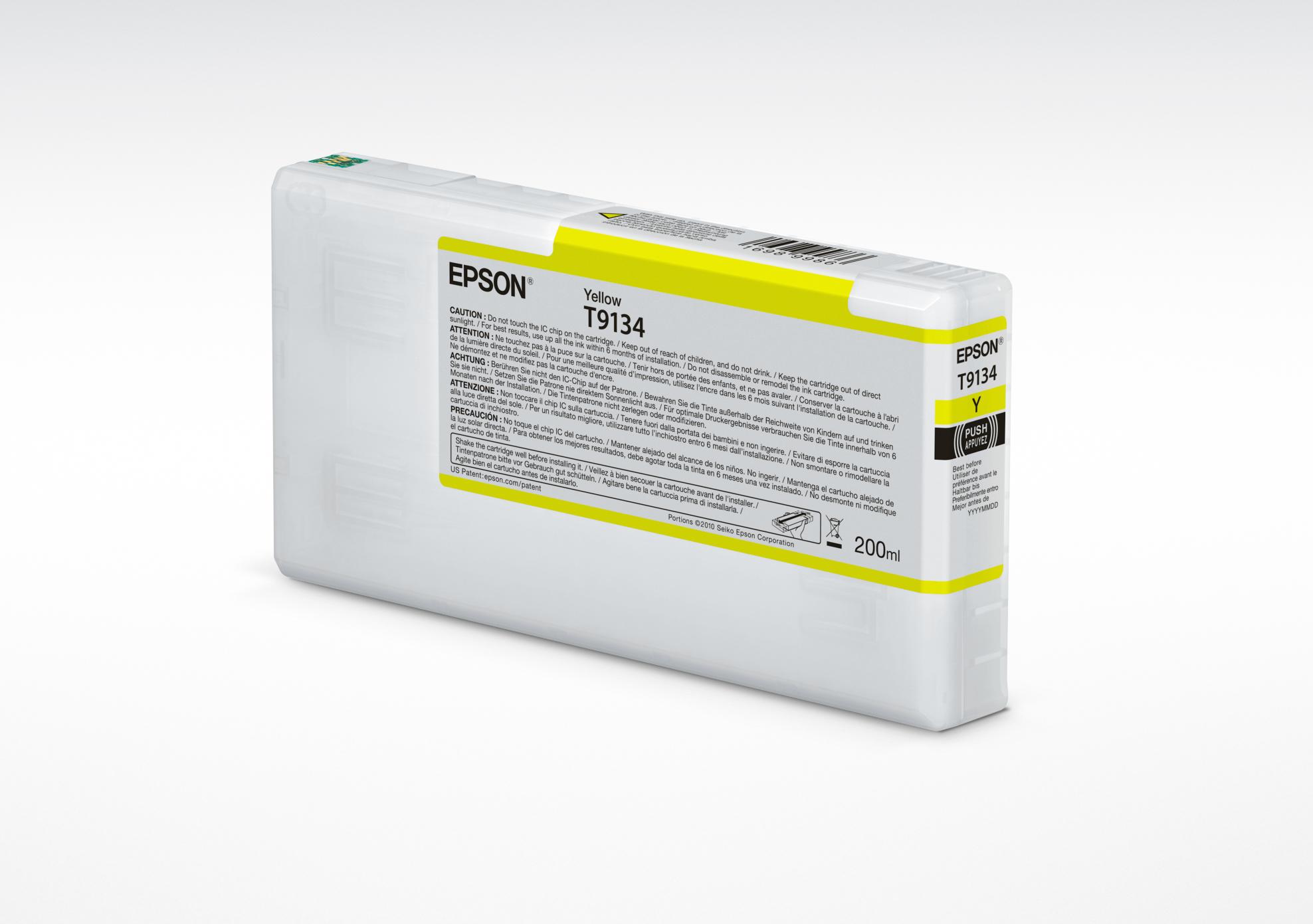 T9134 YELLOW INK CARTRIDGE 200ML