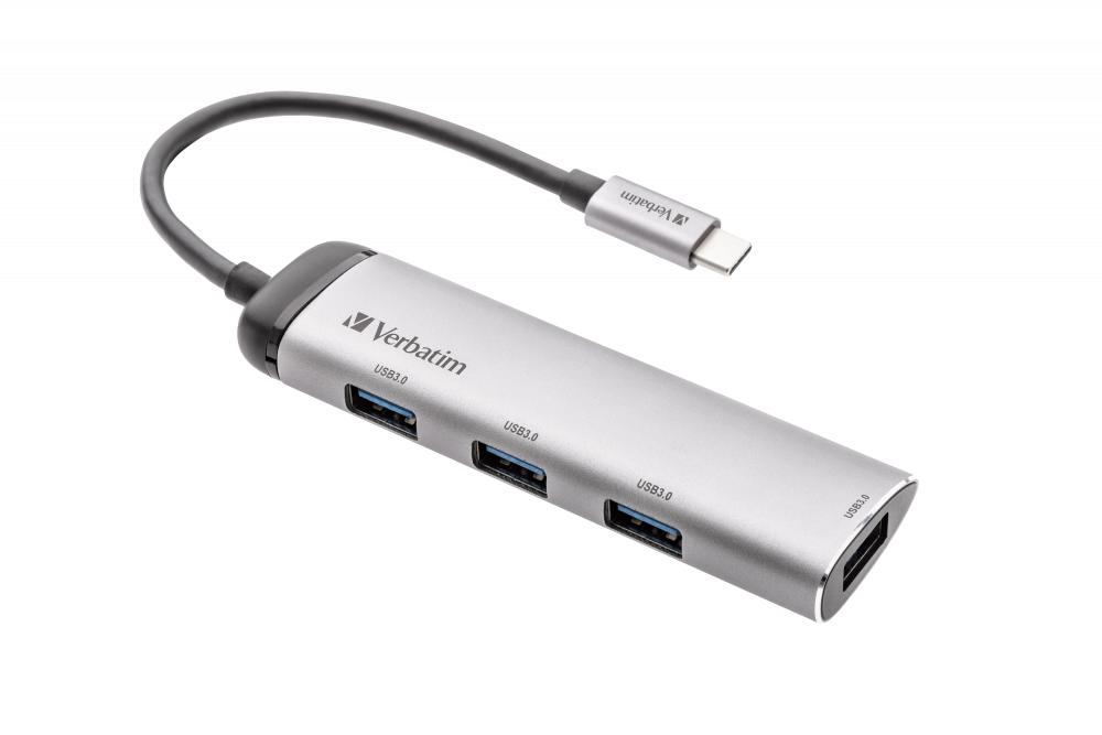 Verbatim Hub Multiporta USB-C Quattro porte USB 3.2 Gen 1 (Verbatim usb-c multiport hub 4-port usb 3.2 gen 1 type a)