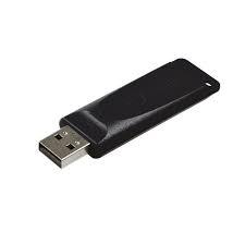 Verbatim Slider - Memoria USB da 64 GB - Nero (Verbatim Store N Go Slider 64GB Black)