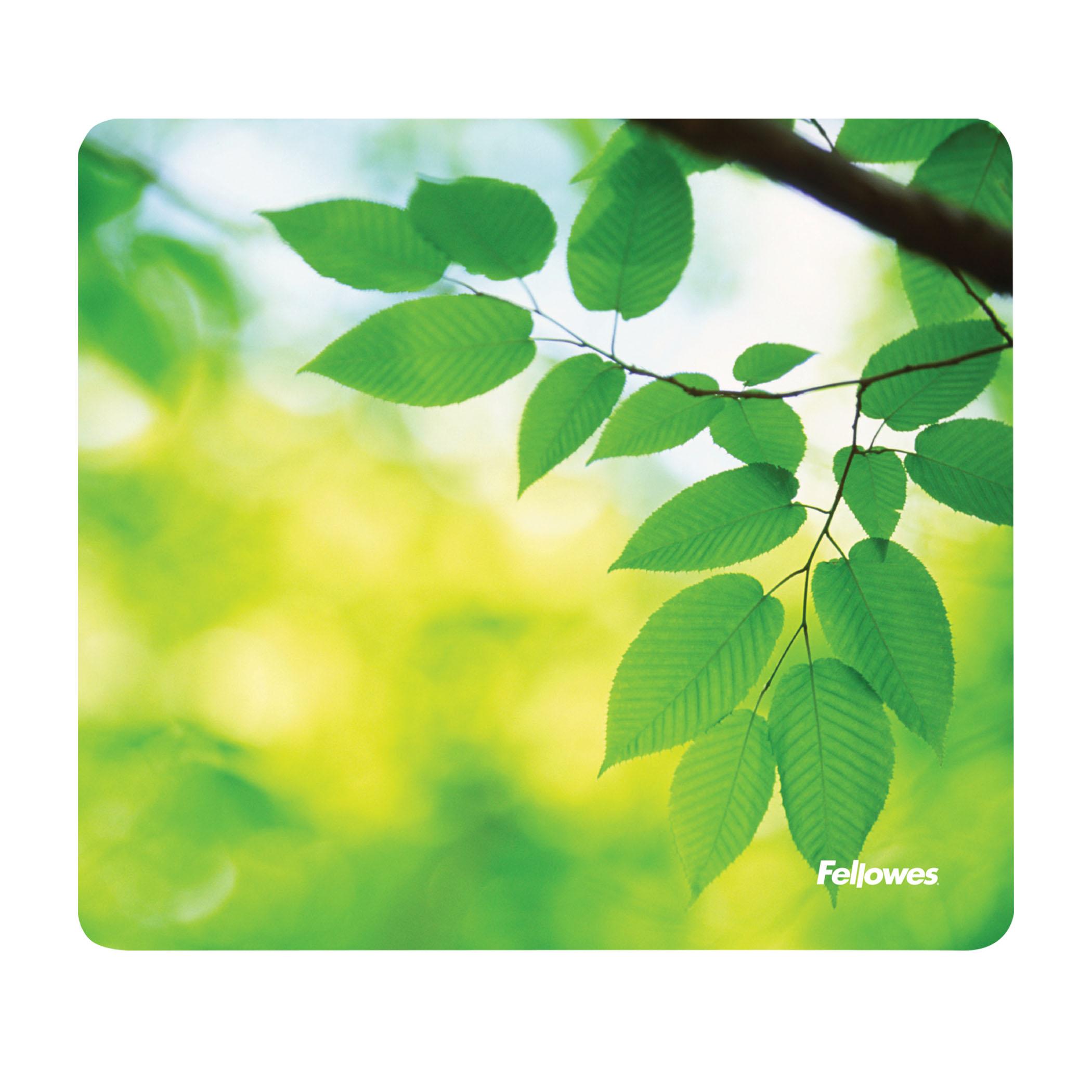 Fellowes 59038 tappetino per mouse Verde (Fellowes 59038 Earth Series Mouse Pad Leaves 6 pack)