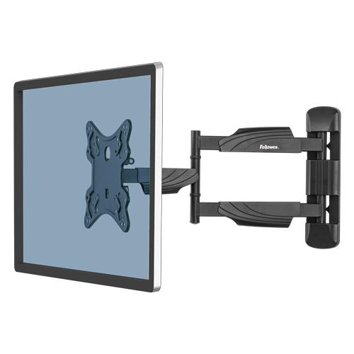 Fellowes 8043601 Supporti a parete per TV 139,7 cm [55] Scrivania Nero (FULL MOTION TV WALL MOUNT MONIT ARM)