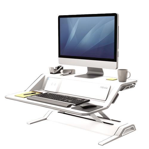 Fellowes Lotus DX (Fellowes 8081101 Lotus DX Sit-Stand Workstation - White)