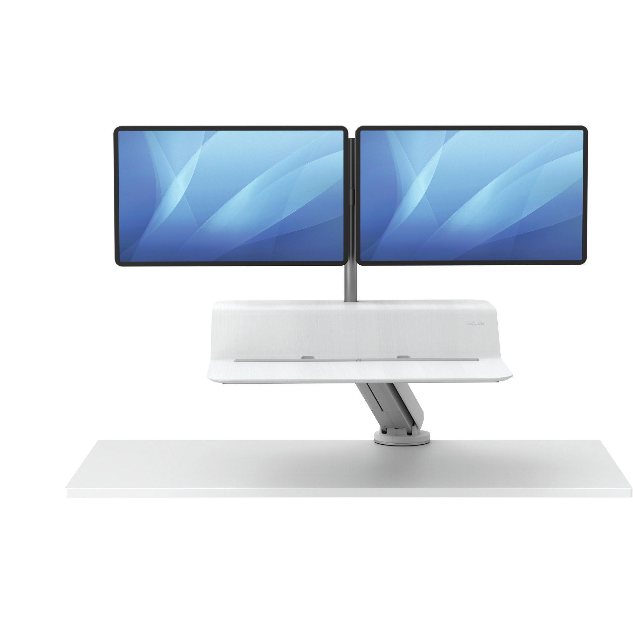 Fellowes Lotus RT (Fellowes 8081801 Lotus RT Dual Sit-Stand Workstation White)