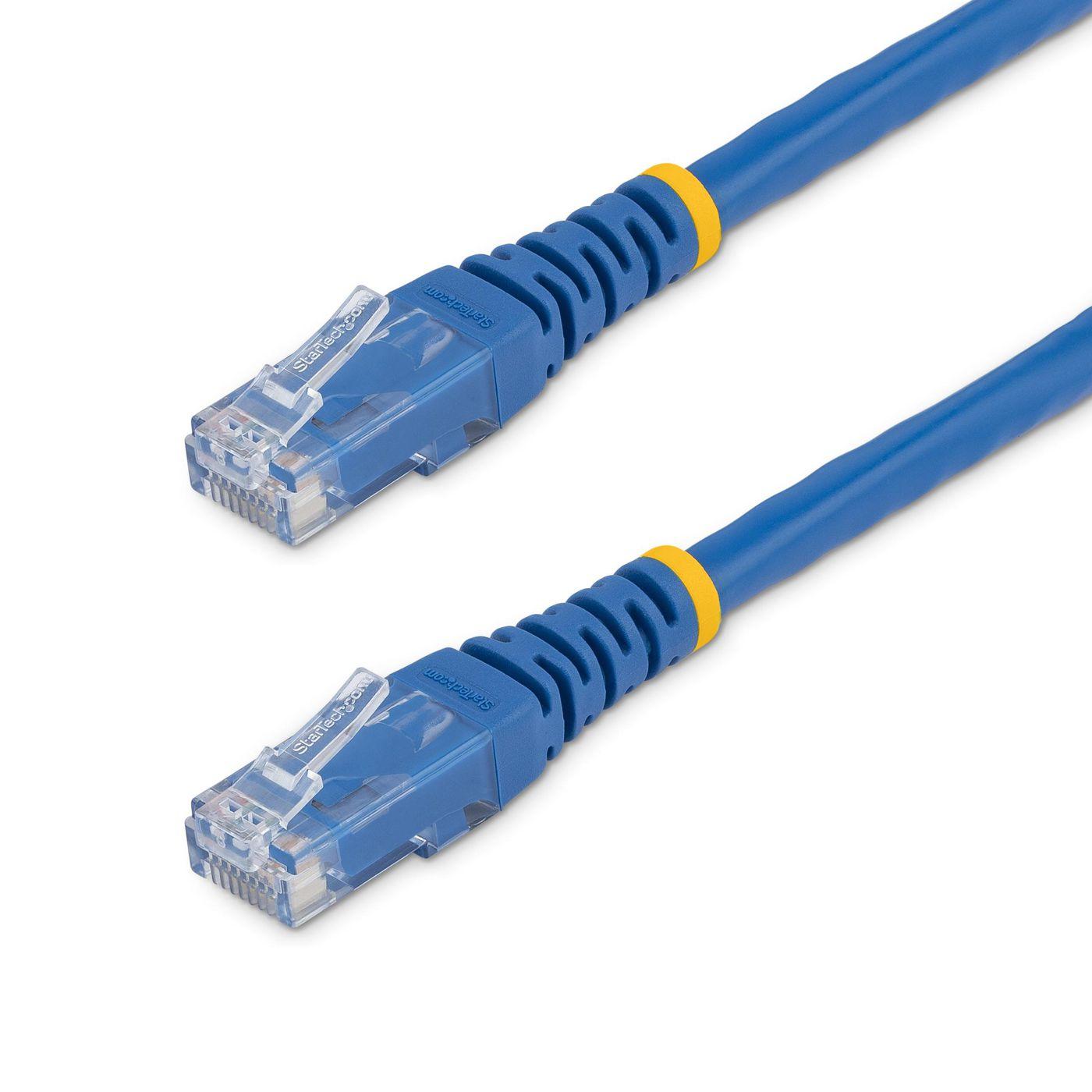 StarTech.com Cavo patch Cat6 UTP RJ45 Gigabit modellato blu 18 m Cat 6 - Cavo patch 18 m