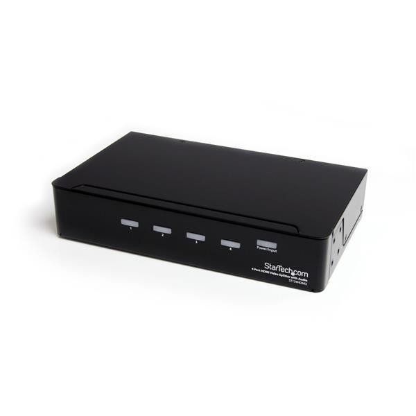 STARTECH.COM RÉPARTITEUR VIDÉO ET AMPLIFICATEUR DE SIGNAL HDMI HAUTE VITESSE À 4 PORTS AVEC AUDIO - RÉPARTITEUR VIDEO - 4 X