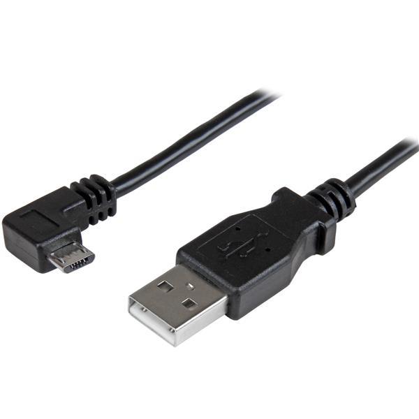 USB A ANGLE DROIT DE 2 M - M/M