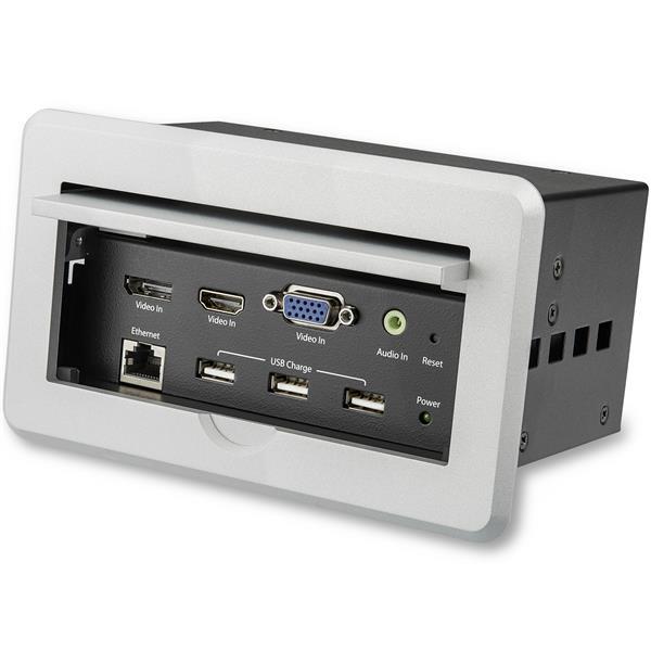 StarTech.com Box Connettivit A/V Audio Video per sale conferenze - 4K (CONFERENCE TABLE BOX - A/V - CONNECTIVITY - LAN - USB C