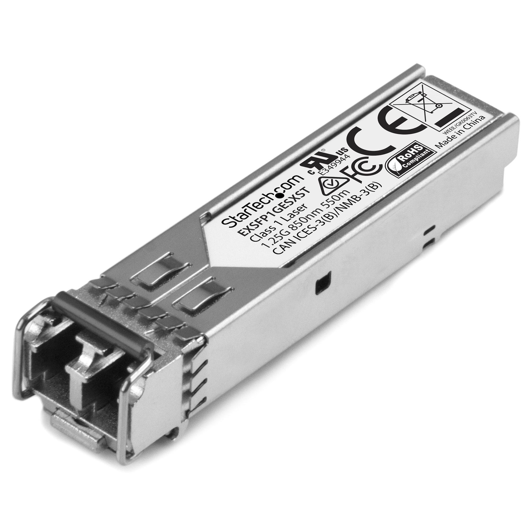 StarTech.com Juniper EX-SFP-1GE-SX Compatibile Ricetrasmettitore SFP - 1000BASE-SX (GIGABIT FIBER SFP - 1000BASE-SX - JUNIPER E