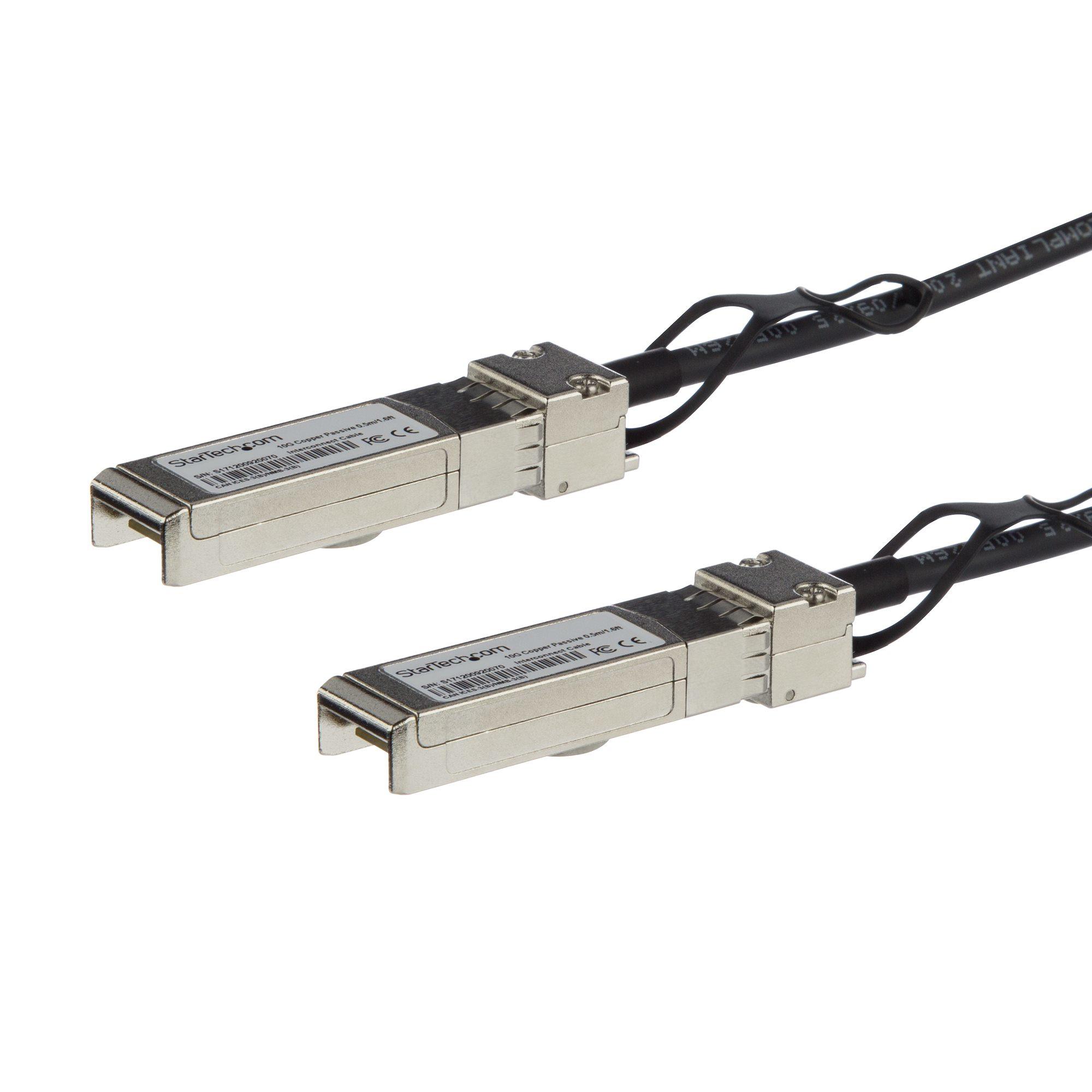 StarTech.com MSA Conforme SFP+ Cavo Twinax ad attacco diretto - 1 m (1M SFP+ DIRECT ATTACH CABLE - - MSA COMPLIANT - 10G SFP+)