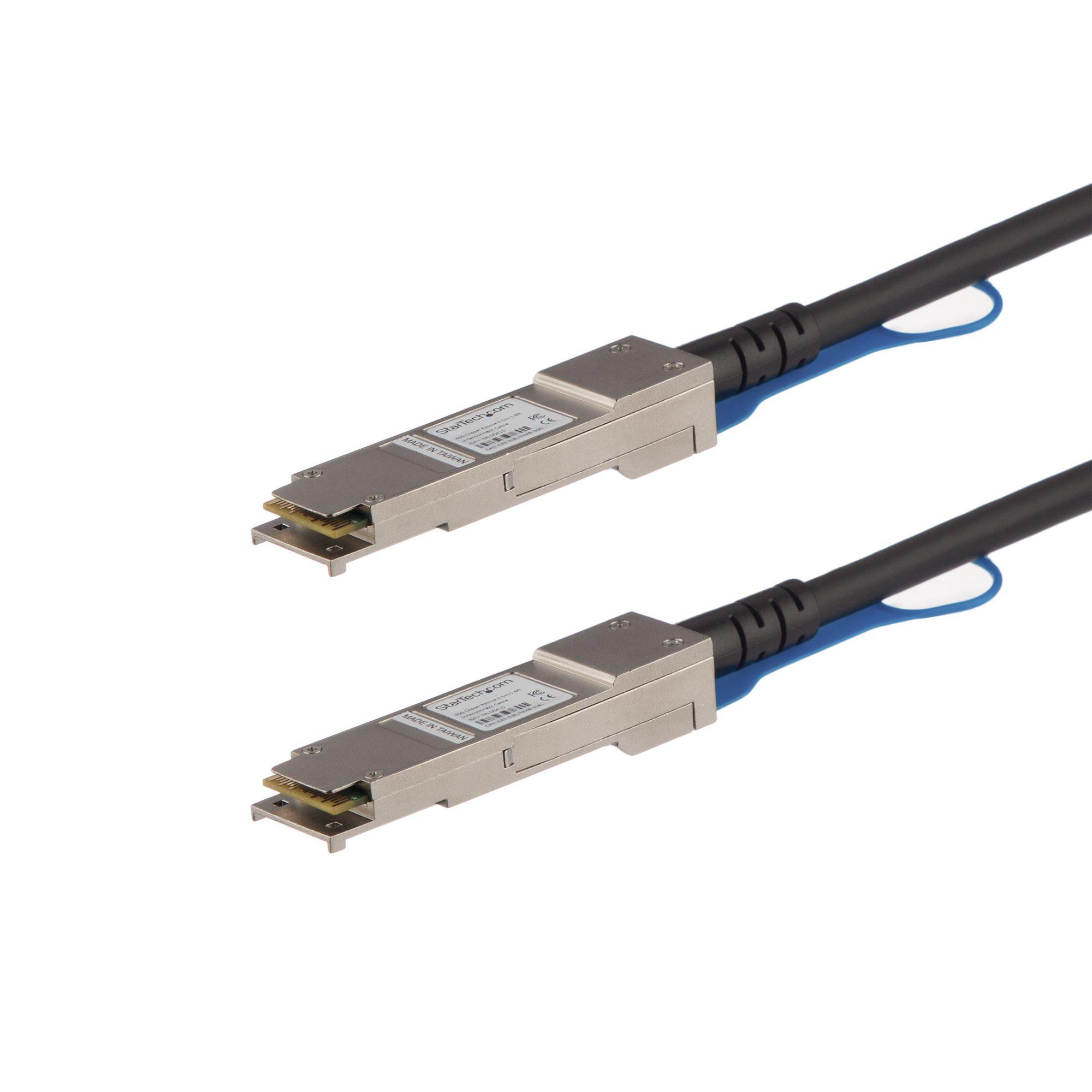 STARTECH.COM CÂBLE QSFP+ À CONNEXION DIRECTE DE 1 M - COMPATIBLE AVEC HP JG326A - CORDON QSFP+ 40G - CÂBLE TWINAX PASSIF - C