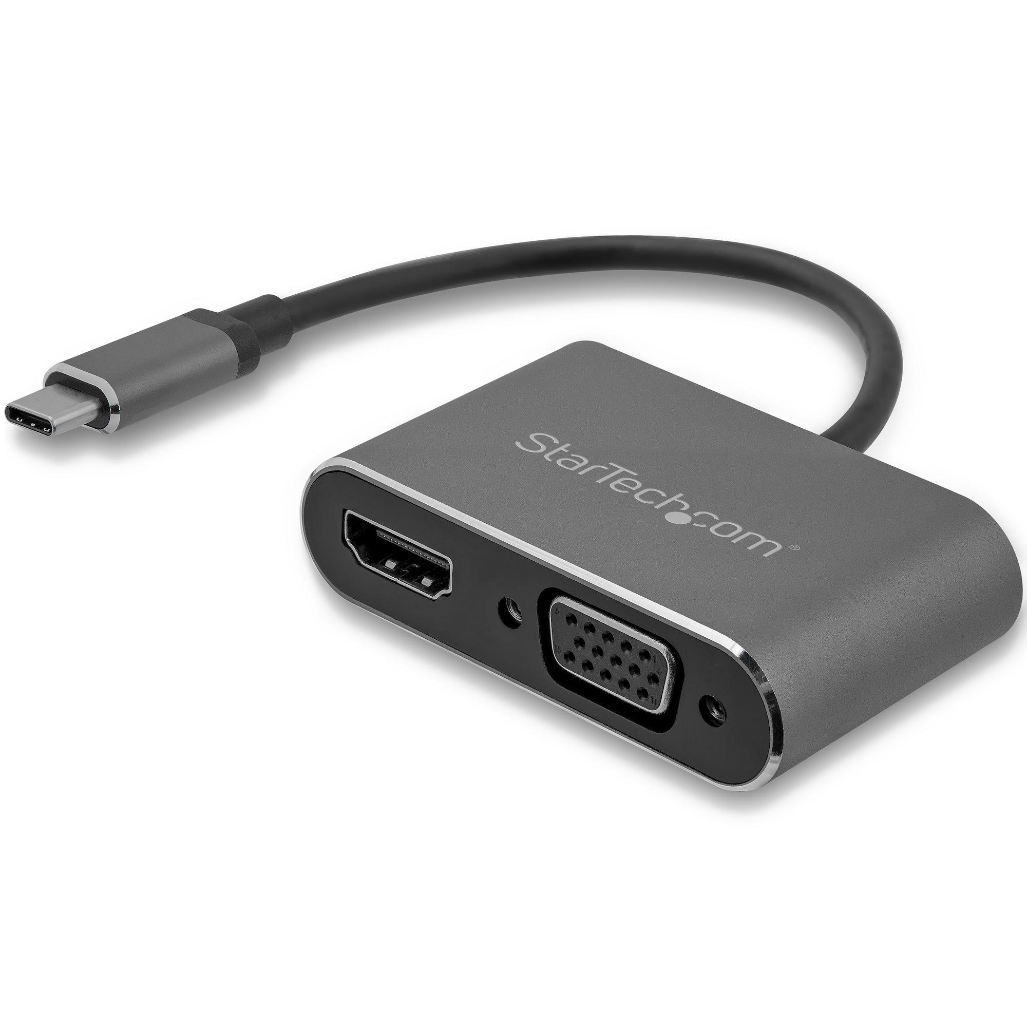 ADATTATORE USB-C A VGA + HDMI