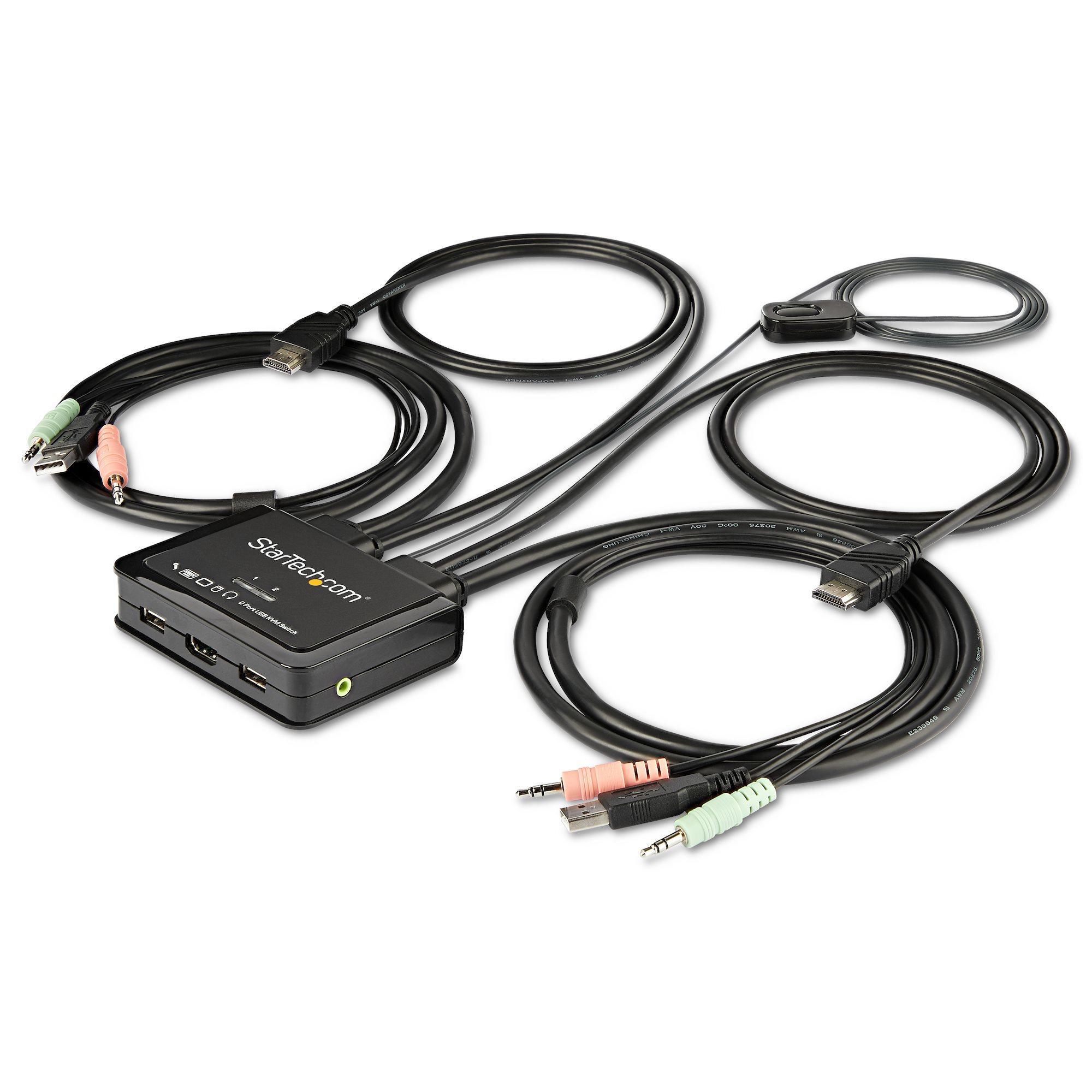 SWITCH KVM HDMI 2 PORTE USB 4K