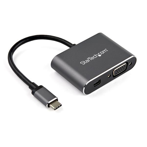 StarTech.com Adattatore video multiporta USB-C - Mini DisplayPort o VGA - 4K 60 Hz (USB C MULTIPORT VIDEO ADAPTER - CONVERTER U