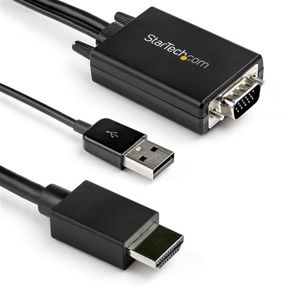 CAVO ADATTATORE VGA A HDMI 2M