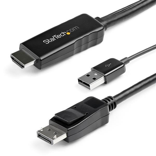 StarTech.com Cavo adattatore HDMI a DisplayPort da 3m - 4K 30Hz (10FT HDMI TO DISPLAYPORT CABLE - ADAPTER HDMI DP CONVERTER COR