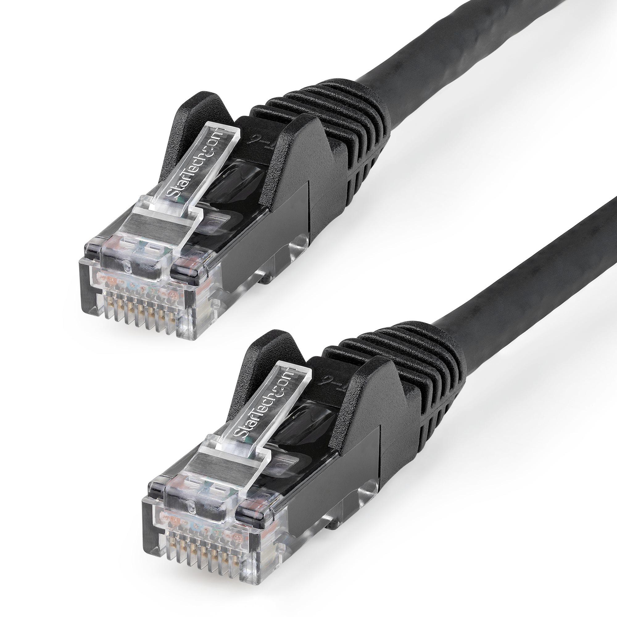 SNAGLESS UTP PATCH CORD BLACK