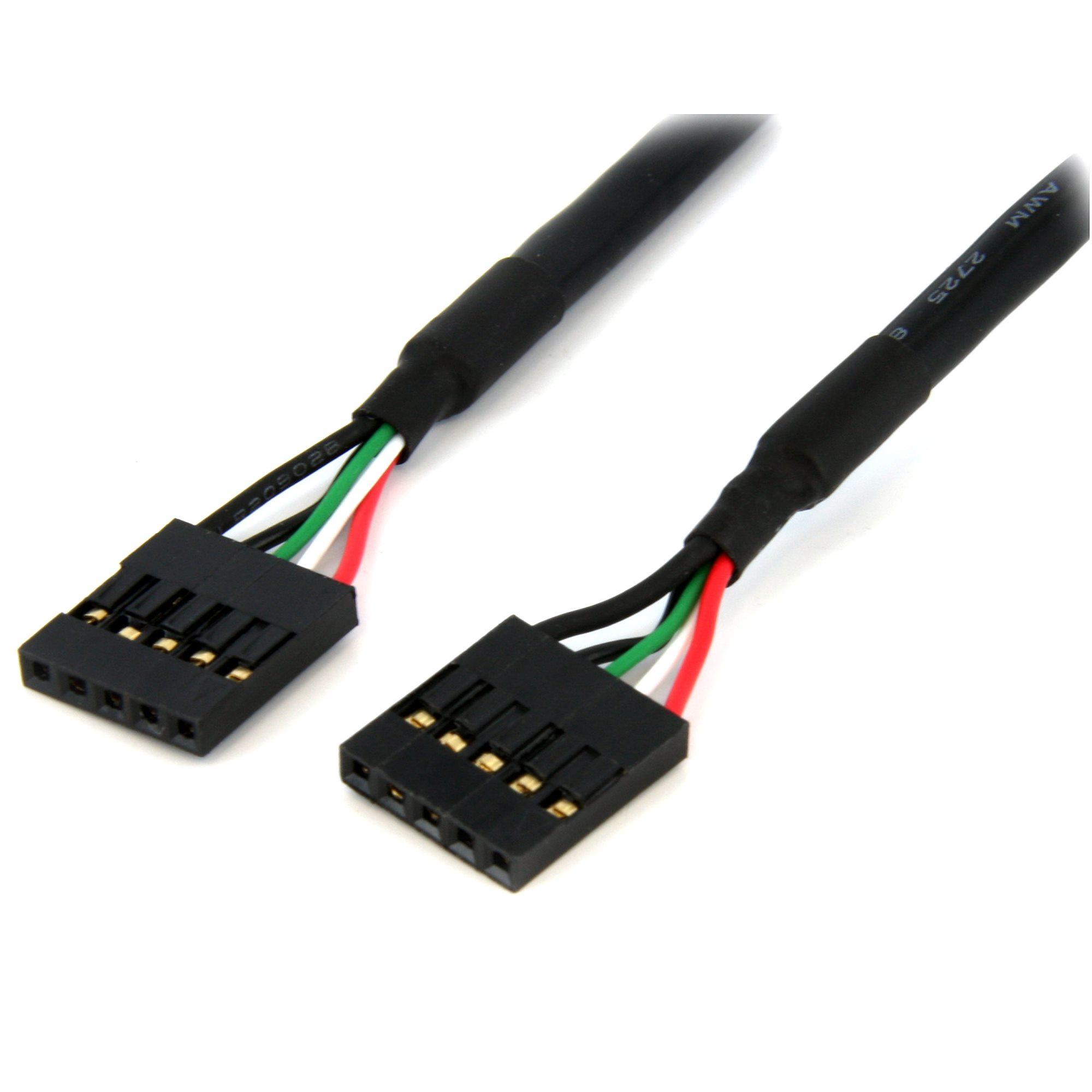 StarTech.com Cavo IDC USB 2.0 da 30 cm per il collegamento alla scheda madre - Cavo di prolunga per collegare l'header interno