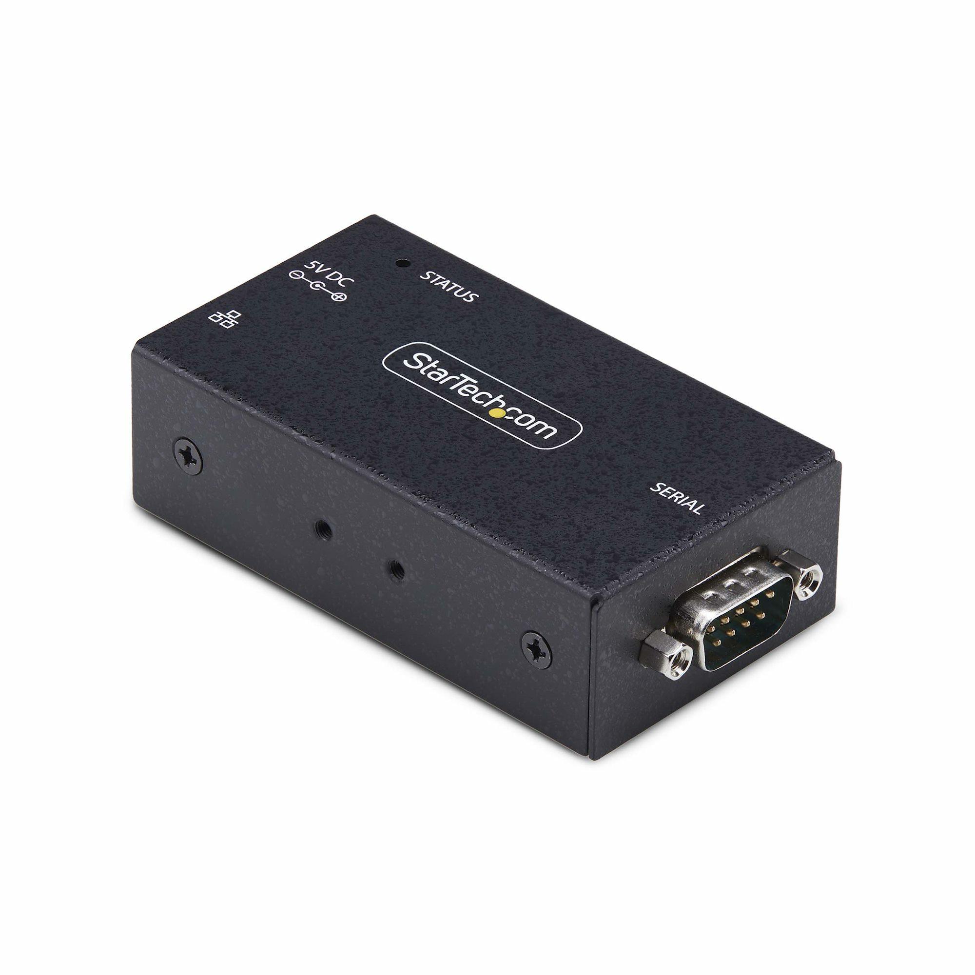 StarTech.com Adattatore da seriale a Ethernet a 1 porta server di dispositivi seriali IP per dispositivi RS232 remoti montaggio