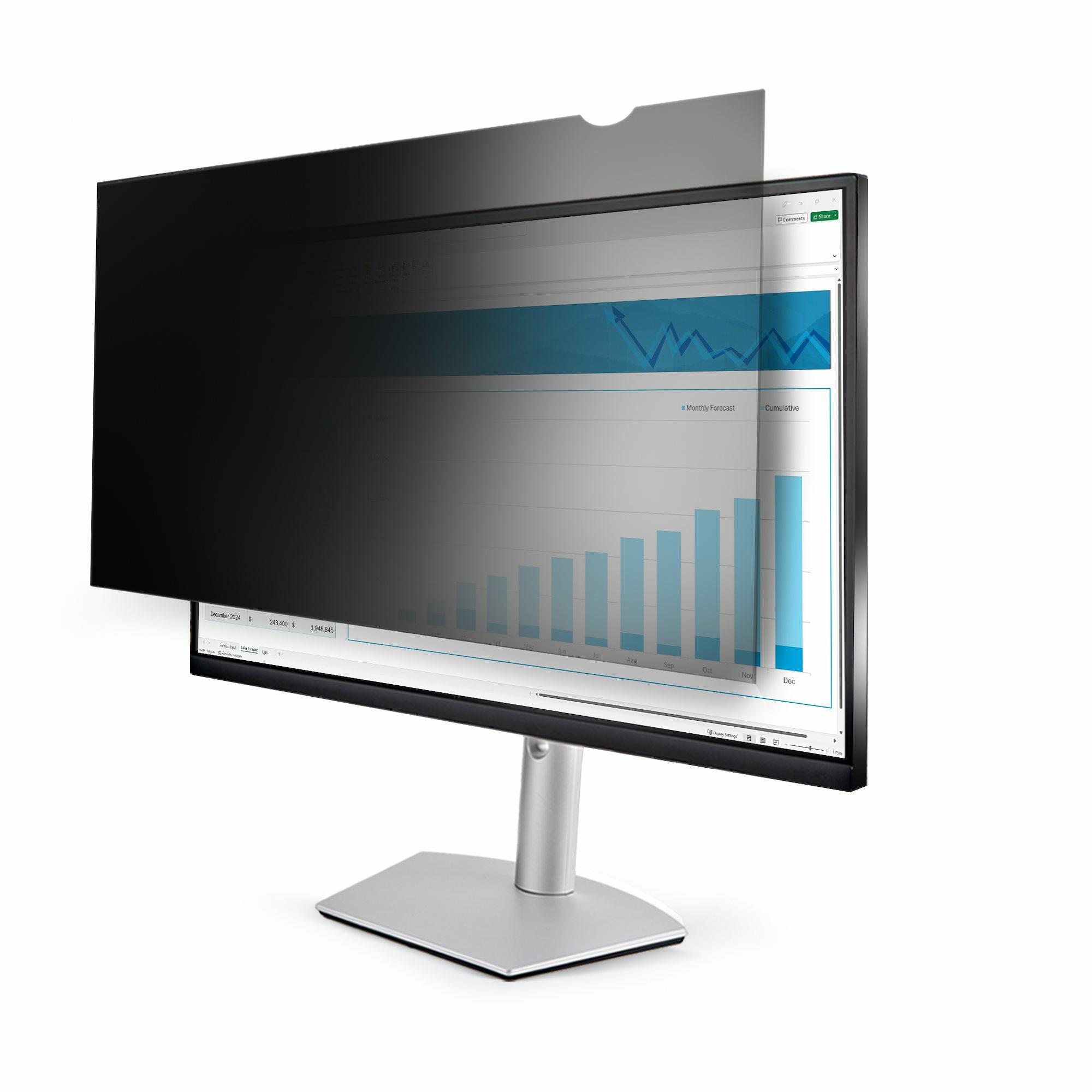 StarTech.com 2569-PRIVACY-SCREEN schermo anti-riflesso 63,5 cm [25] Monitor Filtro per la privacy senza bordi per display (25IN