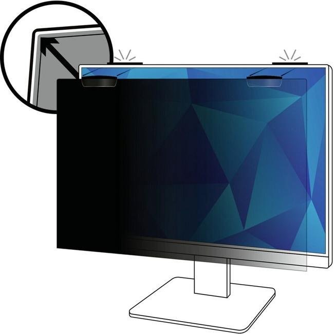 3M T Privacy Filter for 25in Full Screen Monitor with T COMPLYT Magnetic Attach 169 PF250W9EM 635 cm 25 Filtro per la privacy s