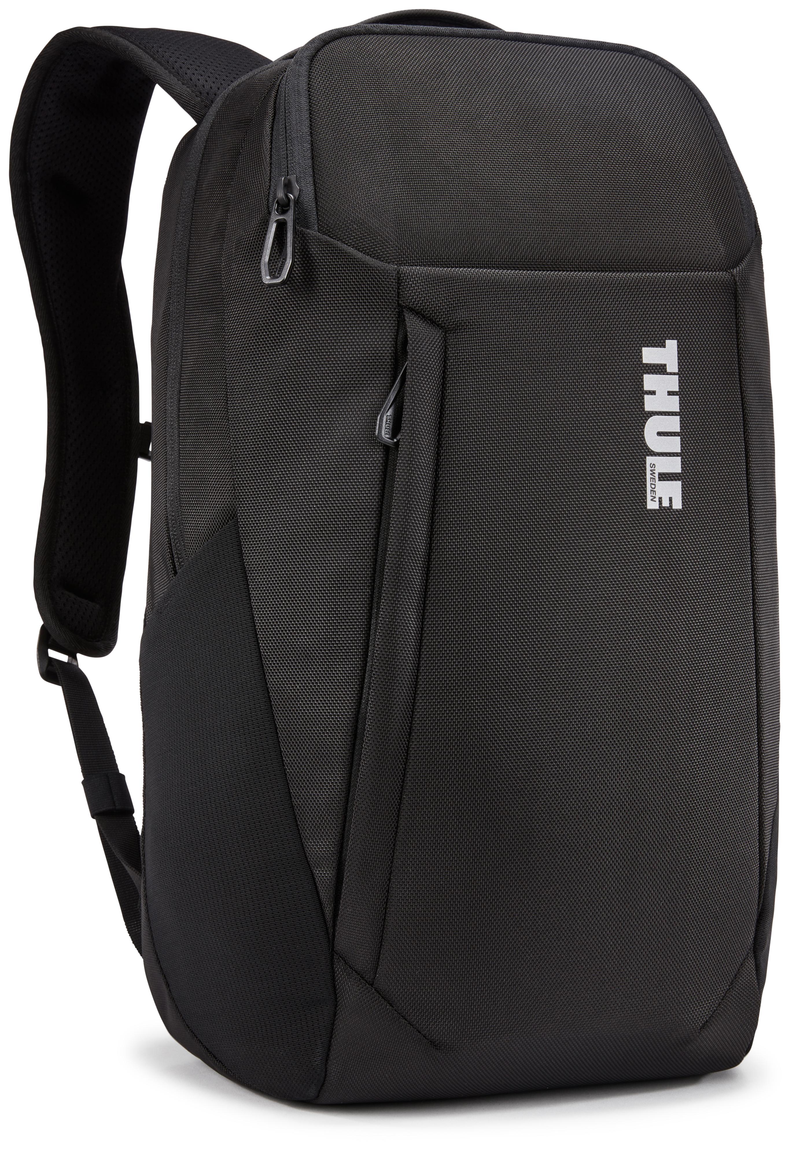 Thule Accent TACBP2115 - Black zaino Zaino da viaggio Nero Poliestere riciclato (TACBP2115 BLACK THULE ACCENT - BACKPACK 20L -