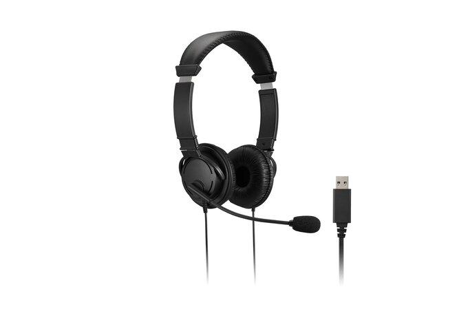 Kensington Cuffie USB-A classiche con microfono e controllo del volume (HIFI USB HEADPHONES)